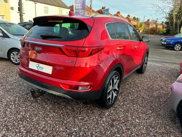Kia Sportage 1.7 Crdi Gt-line Suv Euro 6 S S YD18EOG Red #2