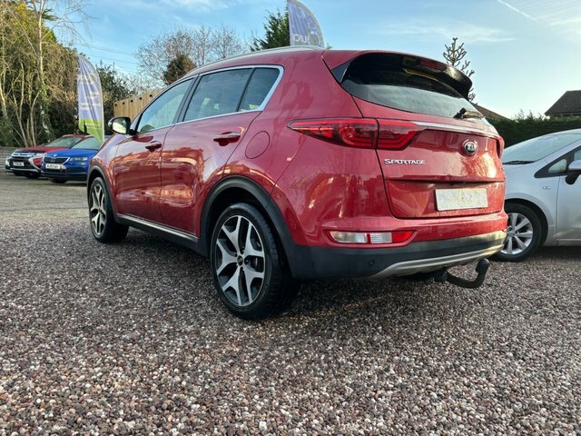 Kia Sportage 1.7 Crdi Gt-line Suv Euro 6 S S YD18EOG Red #4