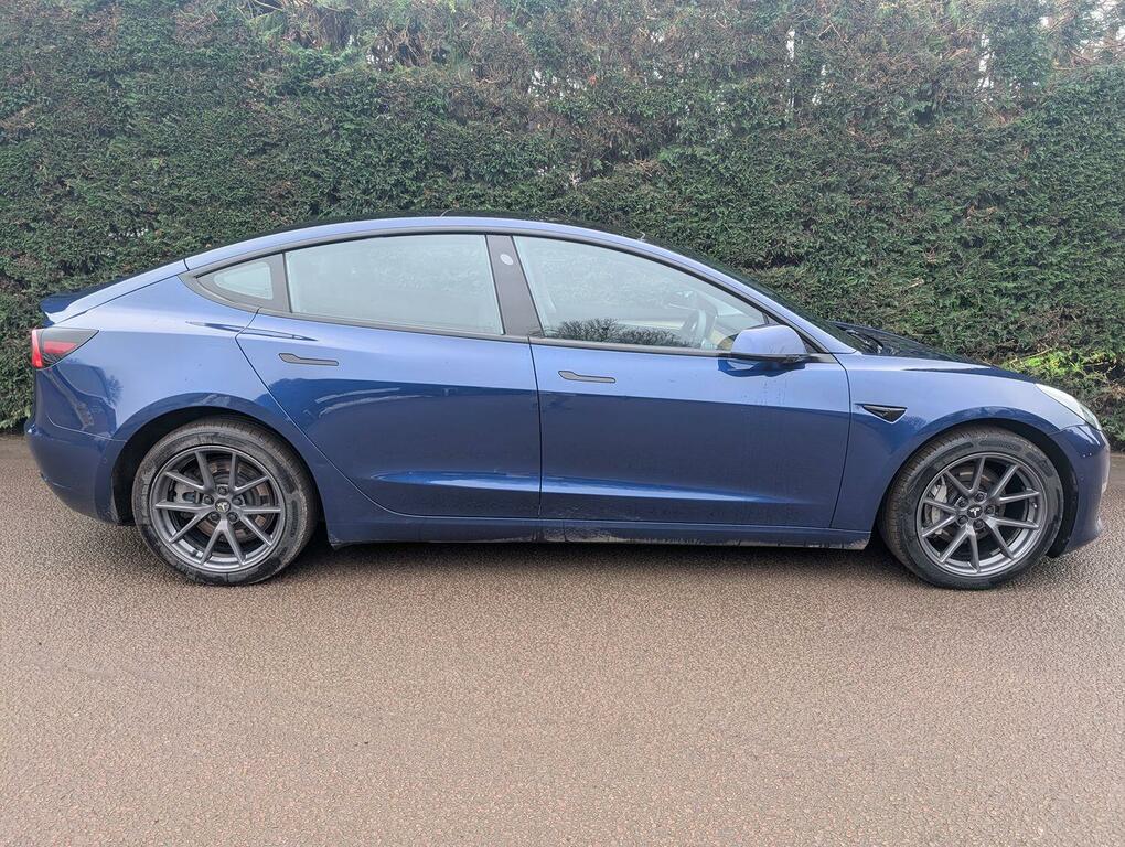Tesla Model 3 Saloon Dual Motor Long Range 2021 WP71HHO Blue #4