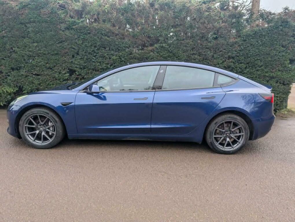 Tesla Model 3 Saloon Dual Motor Long Range 2021 WP71HHO Blue #5