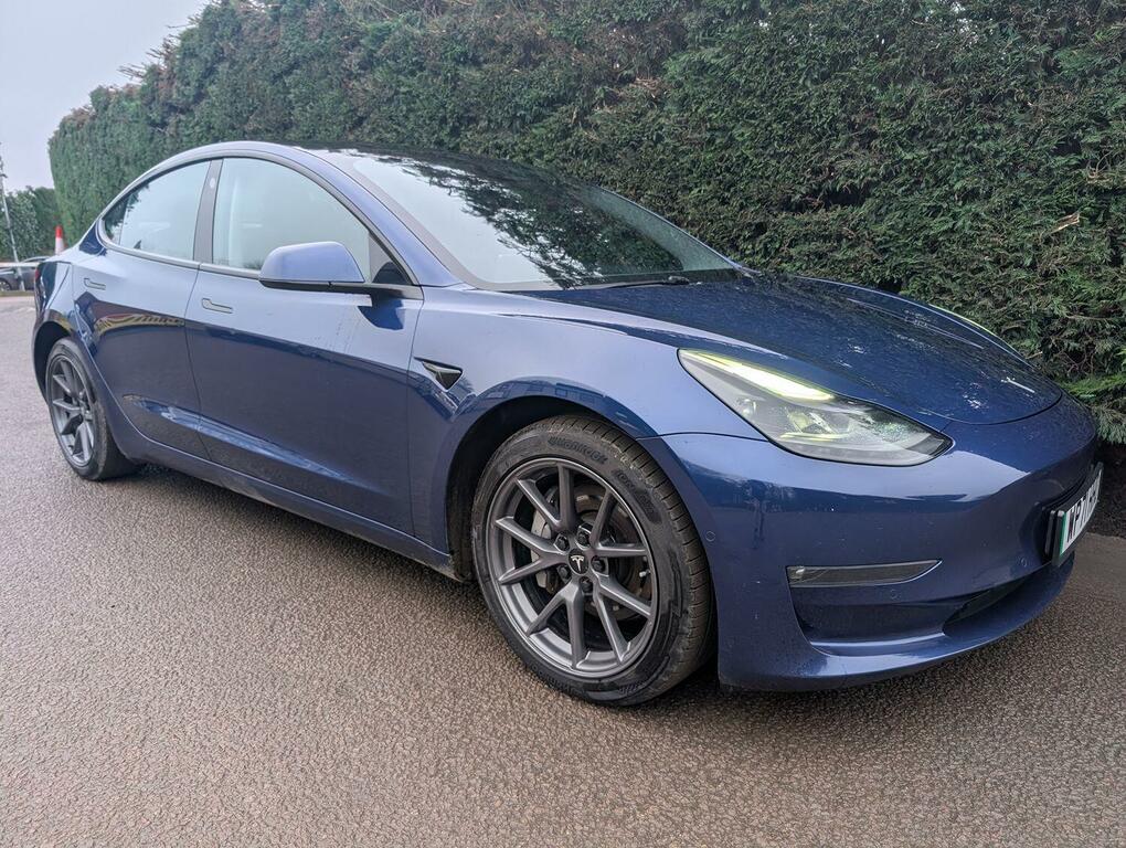 Tesla Model 3 Saloon Dual Motor Long Range 2021 WP71HHO Blue #3