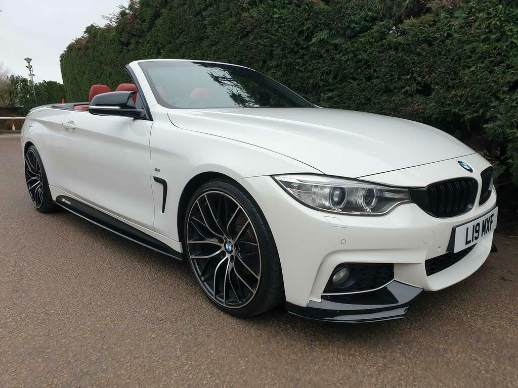 BMW 4 Series Convertible 2.0 420D M Sport Convertible 2014 White