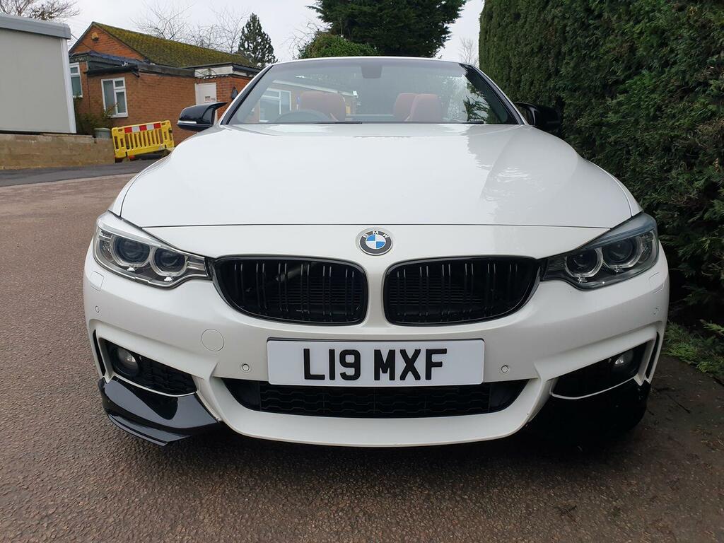 BMW 4 Series Convertible 2.0 420D M Sport Convertible 2014 White #2