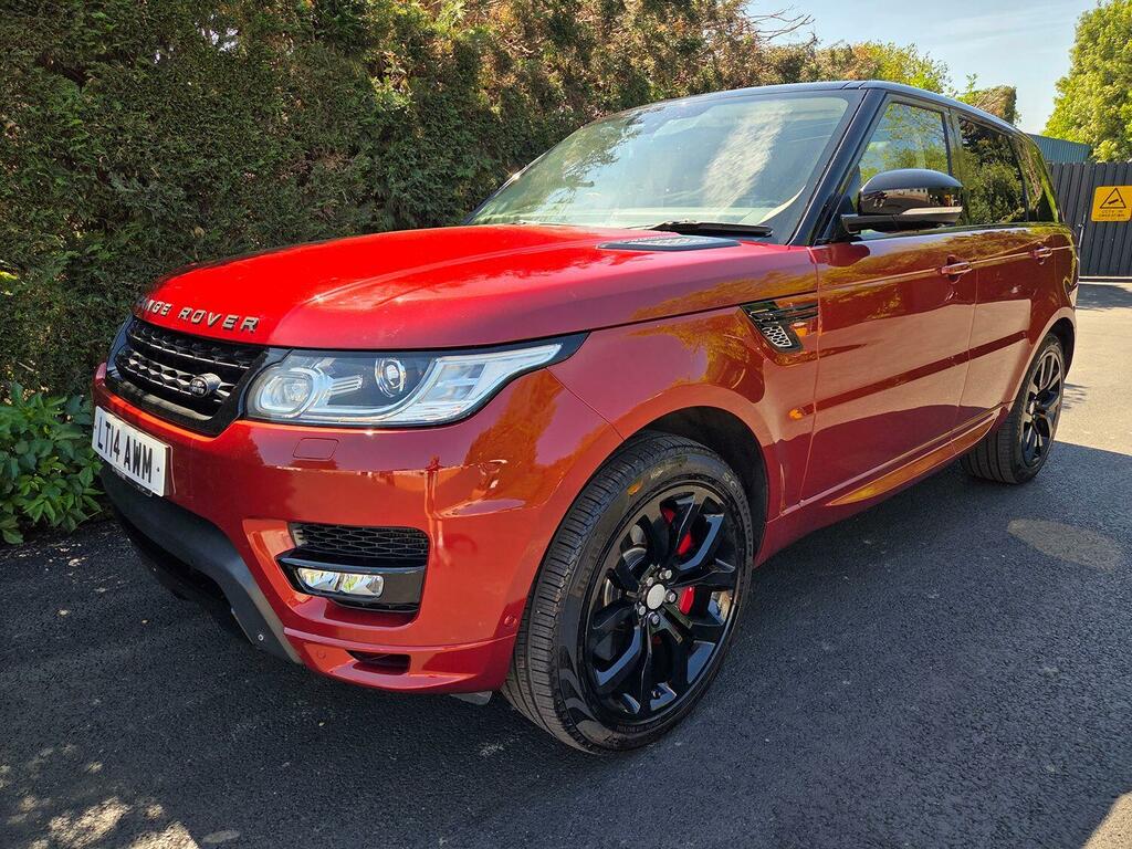 Land Rover Range Rover Sport Suv 3.0 Sd V6 Dynamic 2014 LT14AWM Red #4