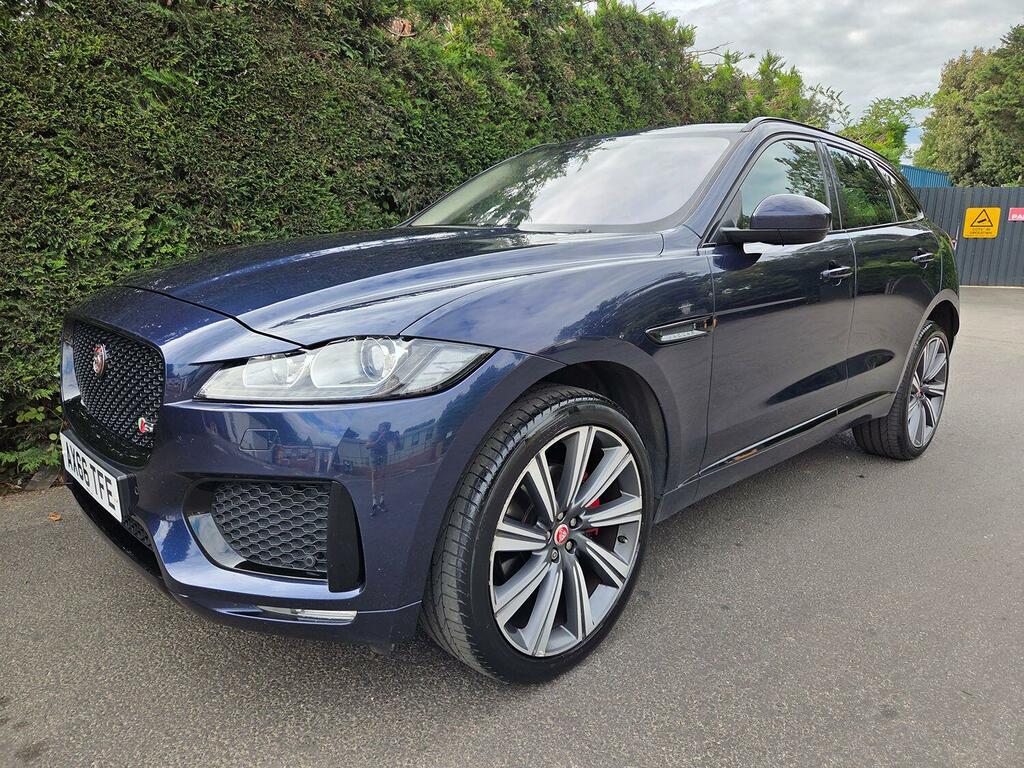 Jaguar F-Pace Suv 3.0 D300 V6 S 2016 AX66TFE Blue #4