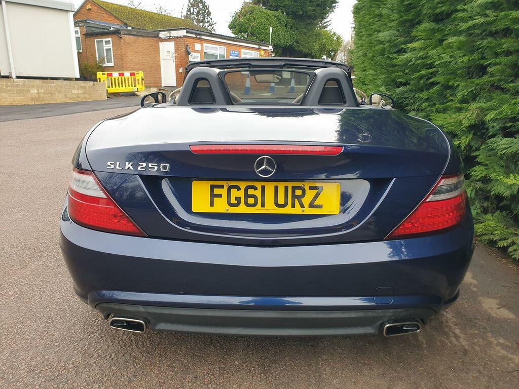 Mercedes-Benz SLK Convertible 1.8 Slk250 Blueefficiency Amg Sport Ed Blue #5
