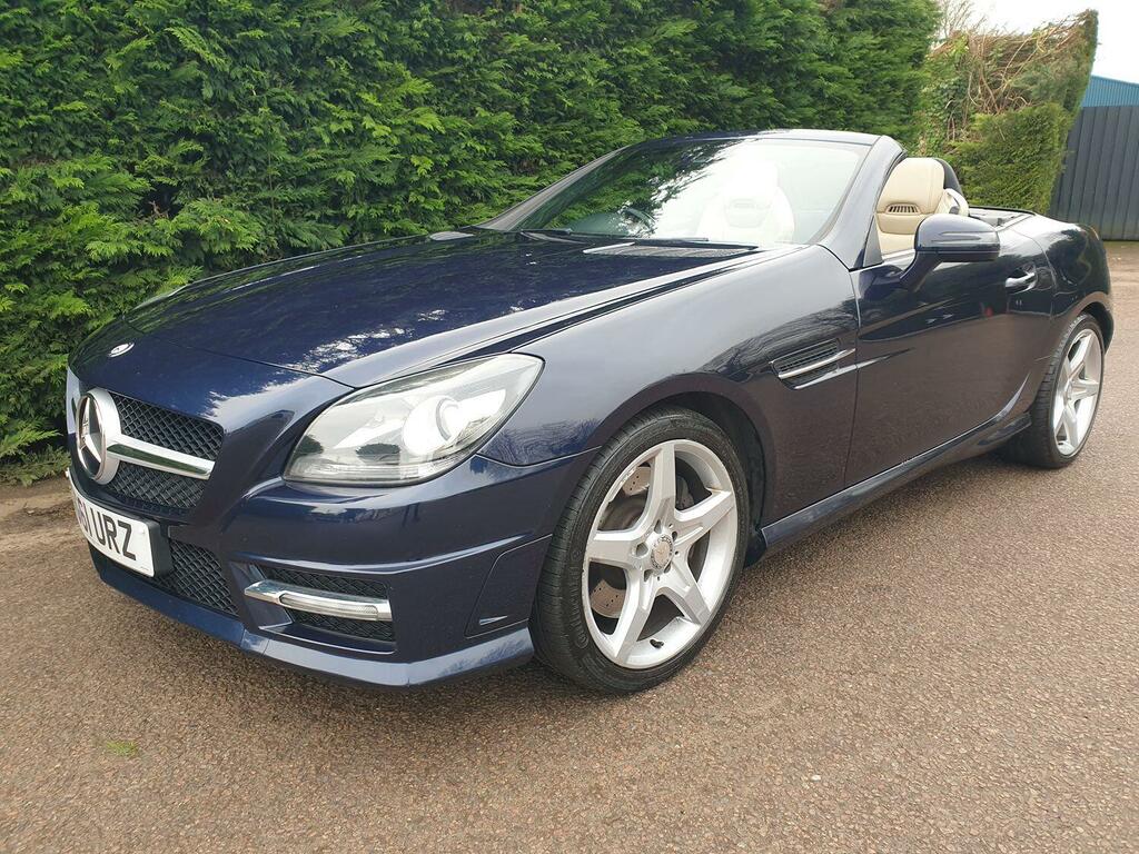 Mercedes-Benz SLK Convertible 1.8 Slk250 Blueefficiency Amg Sport Ed Blue #4