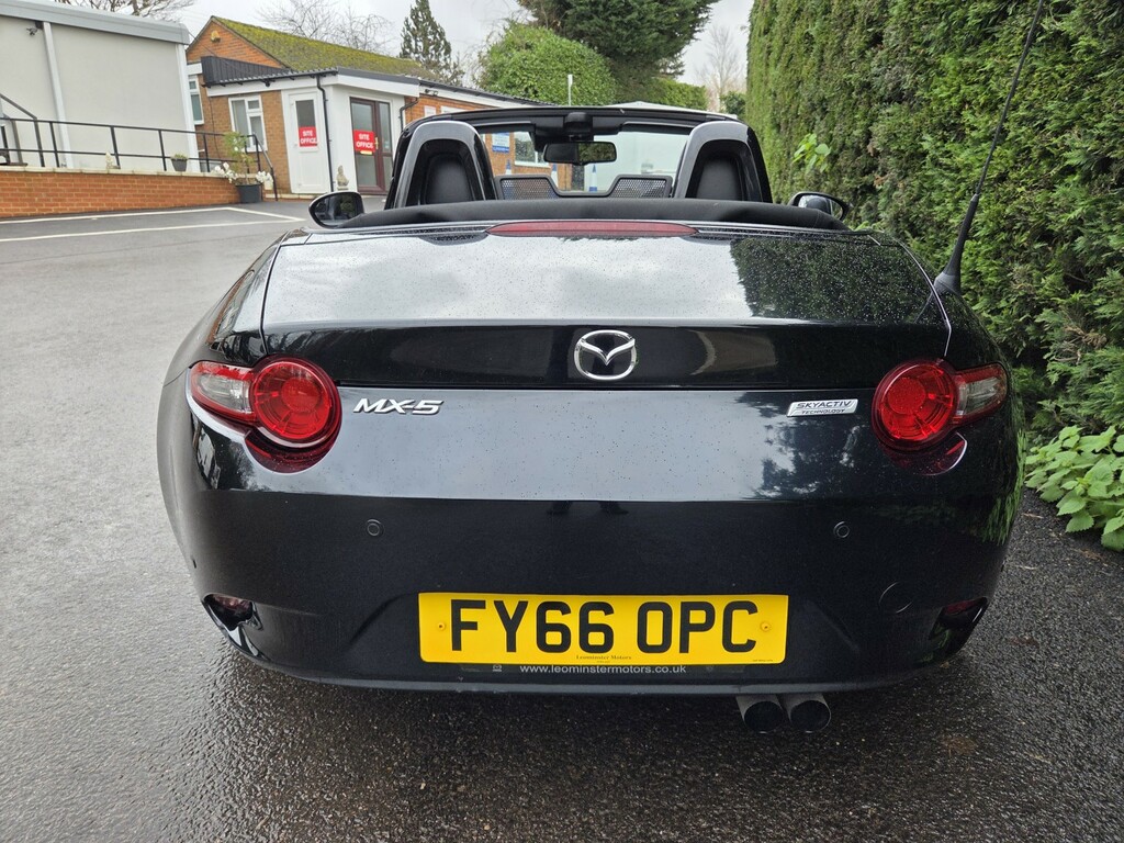 Mazda MX-5 Convertible 1.5 Skyactiv-g Sport Nav 2016 FY66OPC Black #6