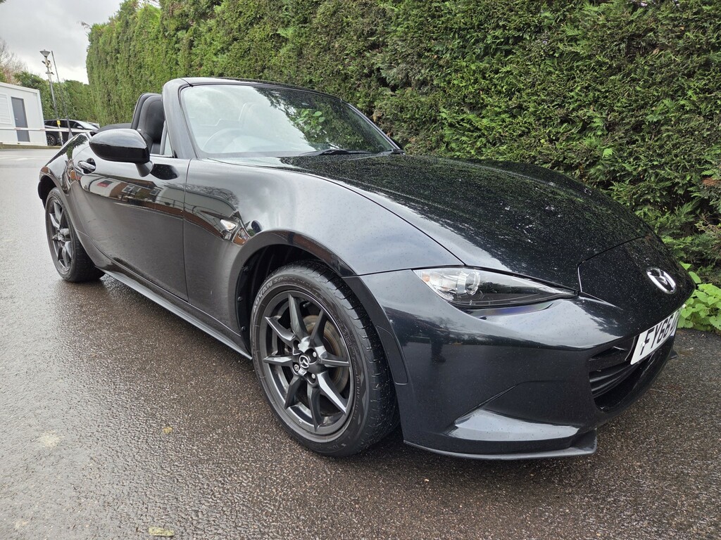 Mazda MX-5 Convertible 1.5 Skyactiv-g Sport Nav 2016 FY66OPC Black #2