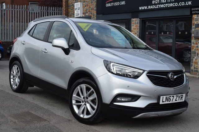 Vauxhall Mokka X 2017 1.4I Turbo Active Suv Euro 6 LN67ZYR Silver #3