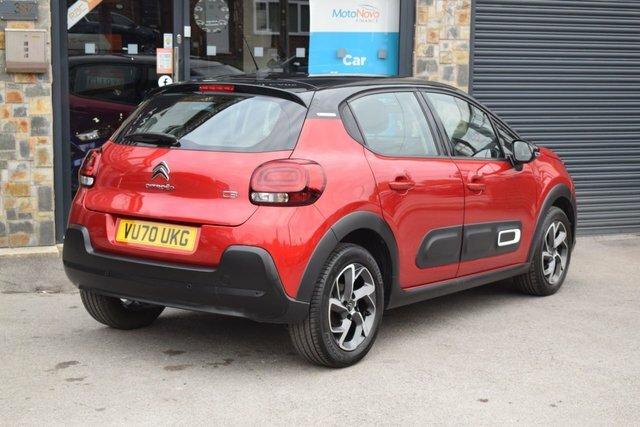 Citroen C3 2020 1.2 Puretech Flair Hatchback Manua VU70UKG Red #4