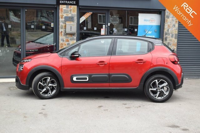Citroen C3 2020 1.2 Puretech Flair Hatchback Manua VU70UKG Red #2