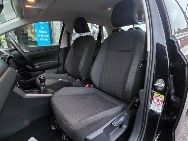 Volkswagen Polo 2018 1.0 Se Hatchback Euro 6 S MA68DNX Black #3