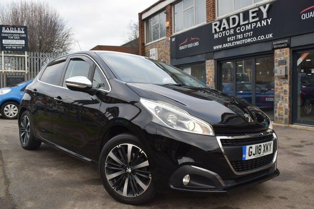 Peugeot 208 2018 1.2 Puretech Allure Premium Hatchback Pet GJ18XKY Black #6