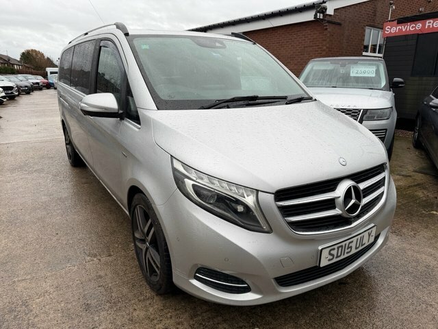 Mercedes-Benz V Class 2015 2.2 V250d Bluetec Sport Mpv G-tron Silver #3