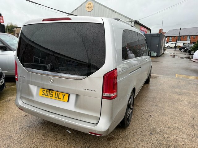 Mercedes-Benz V Class 2015 2.2 V250d Bluetec Sport Mpv G-tron Silver #6