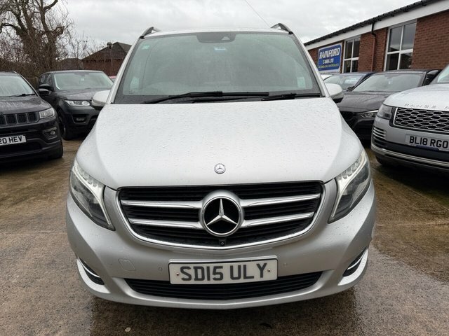 Mercedes-Benz V Class 2015 2.2 V250d Bluetec Sport Mpv G-tron Silver #2