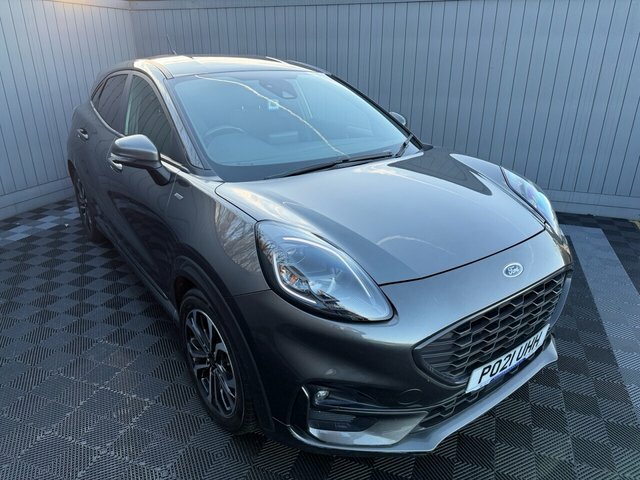 Ford Puma 2021 1.0T Ecoboost Mhev St-line Suv Man PO21UHH Grey #6