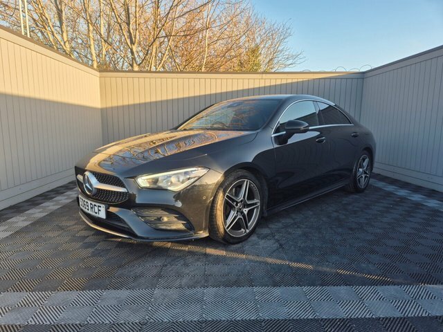 Mercedes-Benz CLA Class 2019 1.3 Cla200 Amg Line Coupe 7G-dct E SD69RCF Black #2