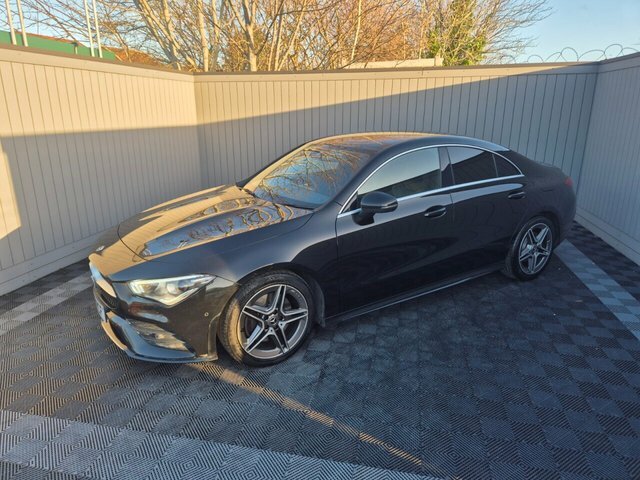 Mercedes-Benz CLA Class 2019 1.3 Cla200 Amg Line Coupe 7G-dct E SD69RCF Black #3