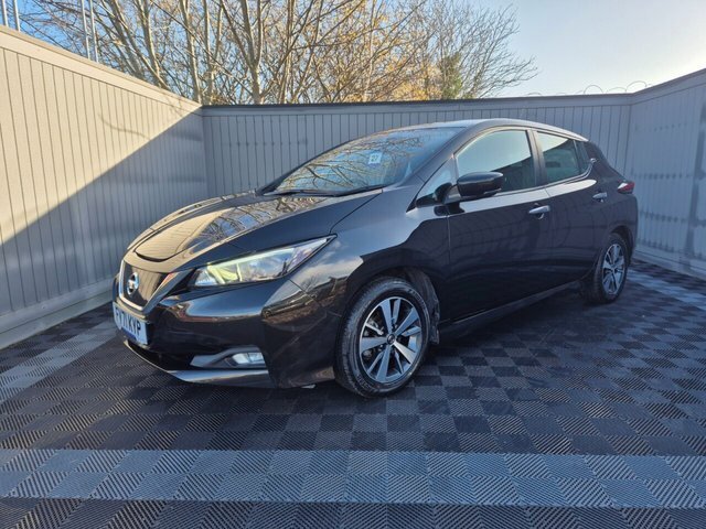 Nissan Leaf 2021 40Kwh Acenta Hatchback 150 FV71KYP Black #4