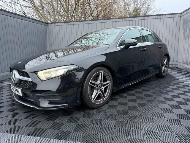 Mercedes-Benz A Class 2019 1.3 A180 Amg Line Hatchback Black