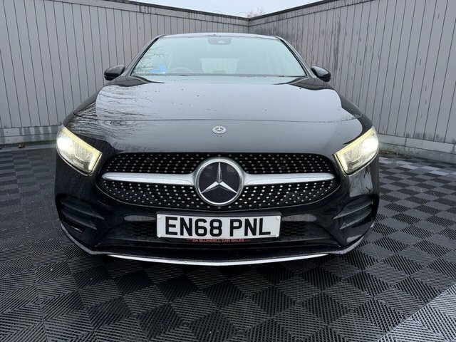 Mercedes-Benz A Class 2019 1.3 A180 Amg Line Hatchback EN68PNL Black #4