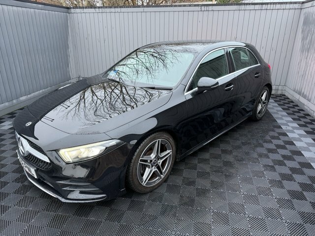 Mercedes-Benz A Class 2019 1.3 A180 Amg Line Hatchback EN68PNL Black #2