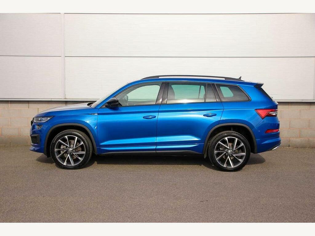 Skoda Kodiaq 2024 2.0 Tdi 200 Sport Line 4X4 Dsg 7 Seat KJ24HKF Blue #4