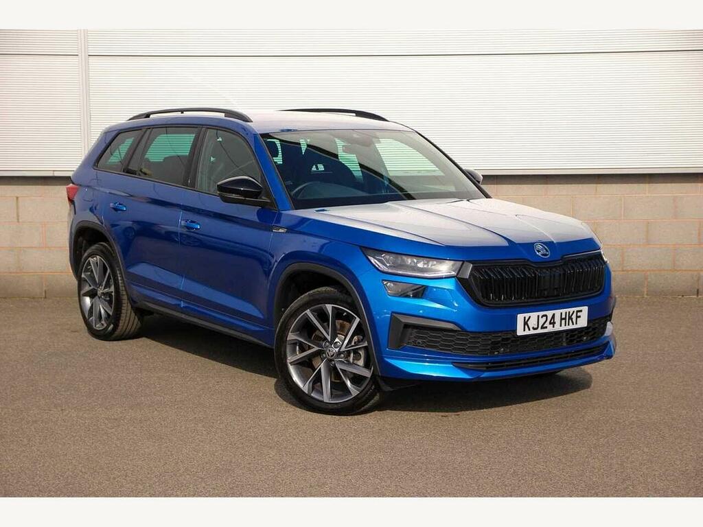 Skoda Kodiaq 2024 2.0 Tdi 200 Sport Line 4X4 Dsg 7 Seat Blue