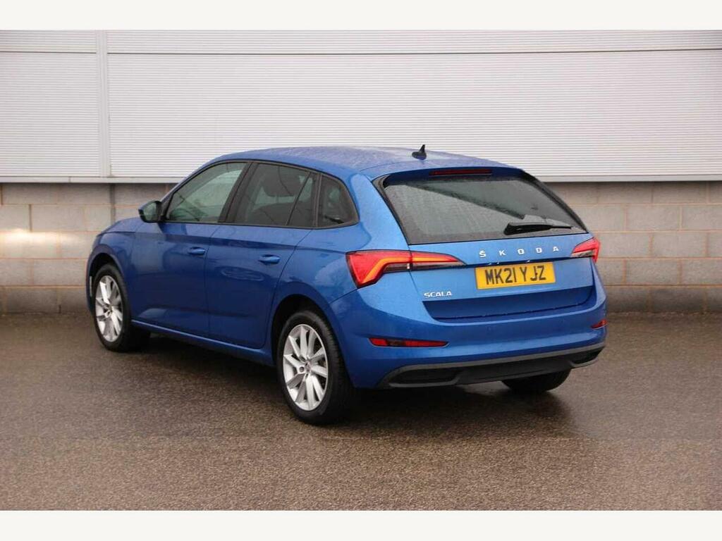 Skoda Scala 2021 1.0 Tsi 110 Se L Dsg Blue #3