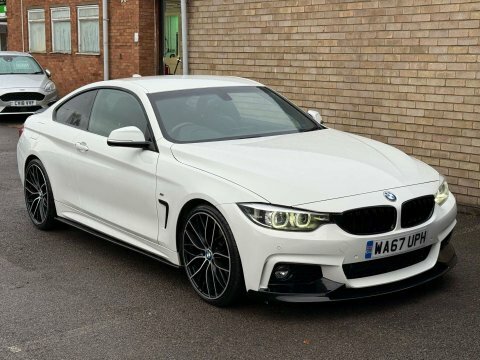 BMW 4 Series 2.0 420D M WA67UPH White #3