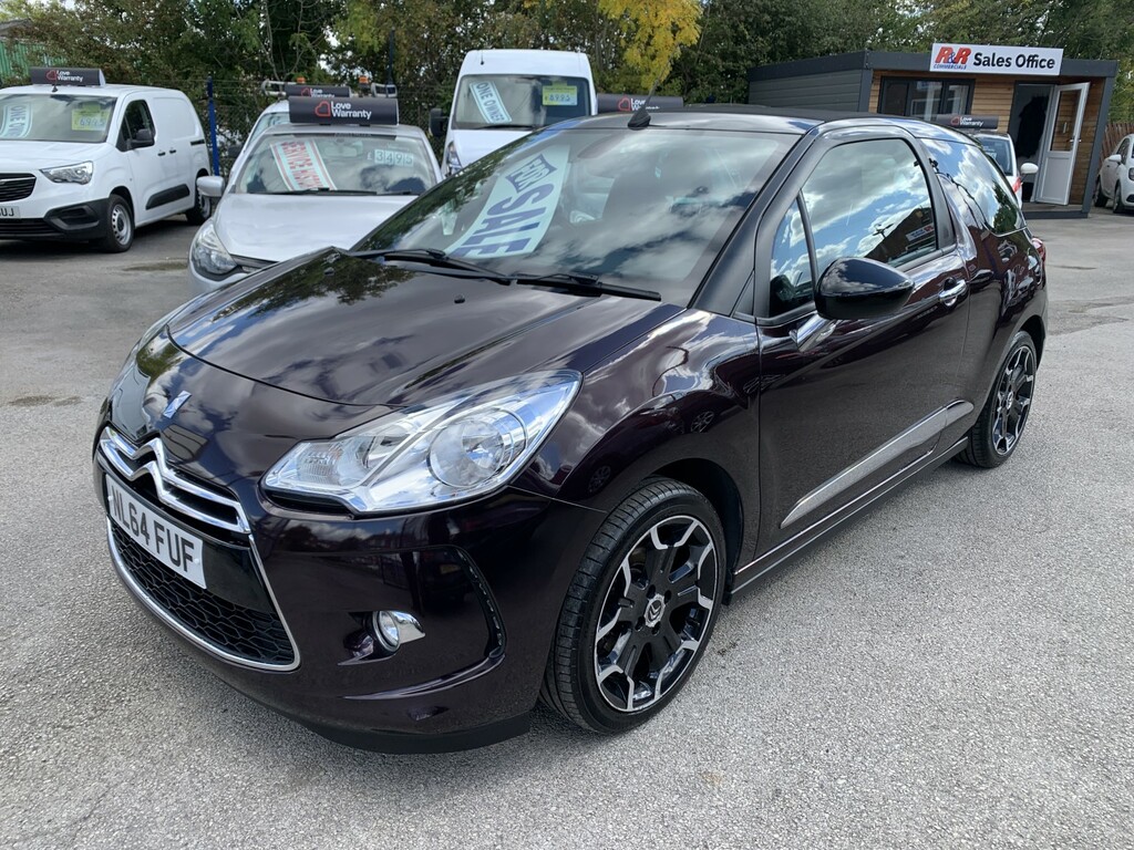 Citroen DS3 Convertible 1.6 E-hdi Airdream Dstyle Plus 2014 NL64FUF Purple #3