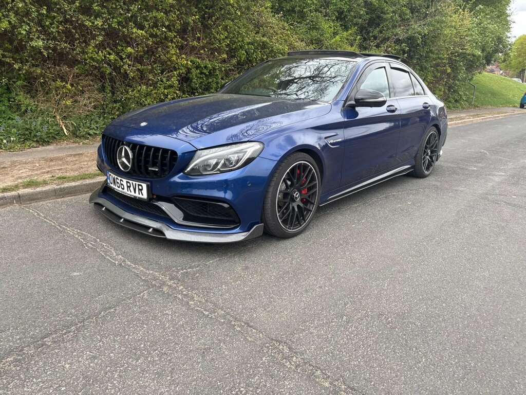 Mercedes-Benz C Class 4.0 C63 V8 Biturbo Amg S Premium Spds Mct Euro 6 Blue