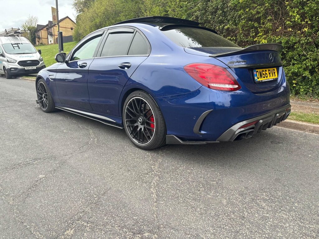 Mercedes-Benz C Class 4.0 C63 V8 Biturbo Amg S Premium Spds Mct Euro 6 OW66RVR Blue #2