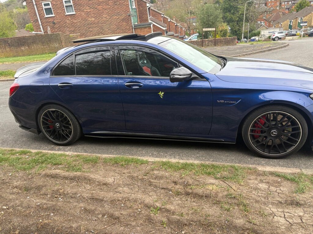 Mercedes-Benz C Class 4.0 C63 V8 Biturbo Amg S Premium Spds Mct Euro 6 OW66RVR Blue #4