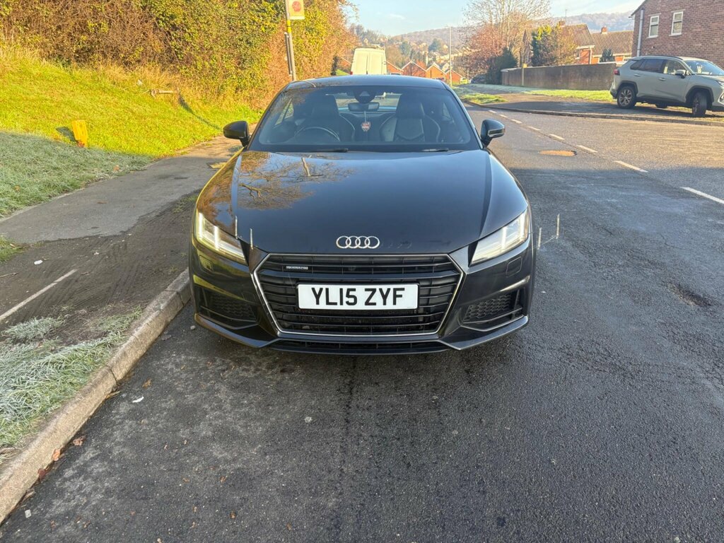 Audi TT 2.0 Tfsi S Line S Tronic Quattro Euro 6 Ss YL15ZYF Black #6