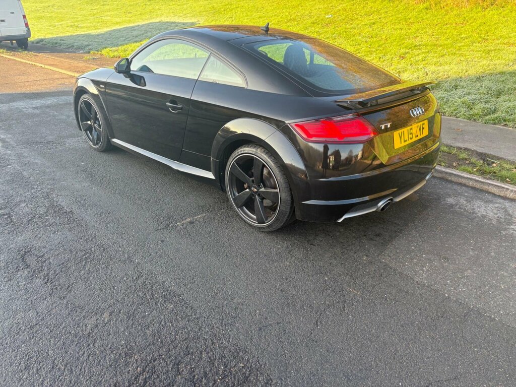 Audi TT 2.0 Tfsi S Line S Tronic Quattro Euro 6 Ss YL15ZYF Black #4