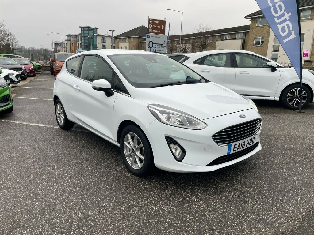 Ford Fiesta Fiesta Hatchback 1.0 Ecoboost Zetec White