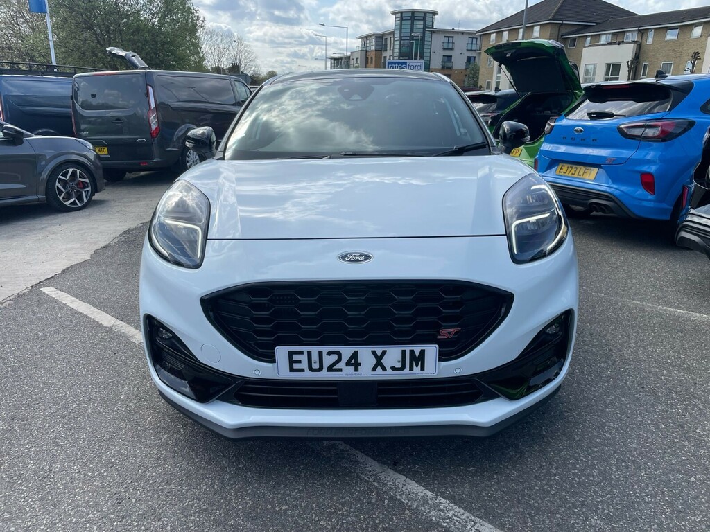 Ford Puma Puma Hatchback 1.0 Ecoboost Hybrid Mhev St Dct EU24XJM White #2