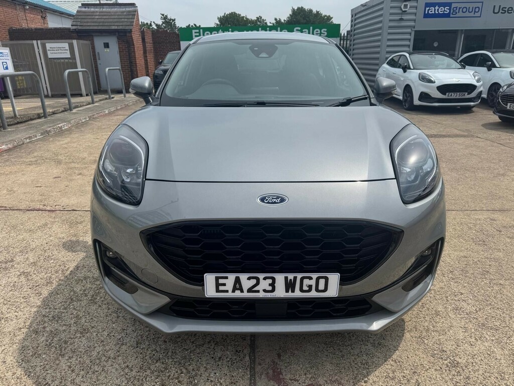 Ford Puma Puma Hatchback 1.0 Ecoboost Hybrid Mhev St-line X EA23WGO Silver #2