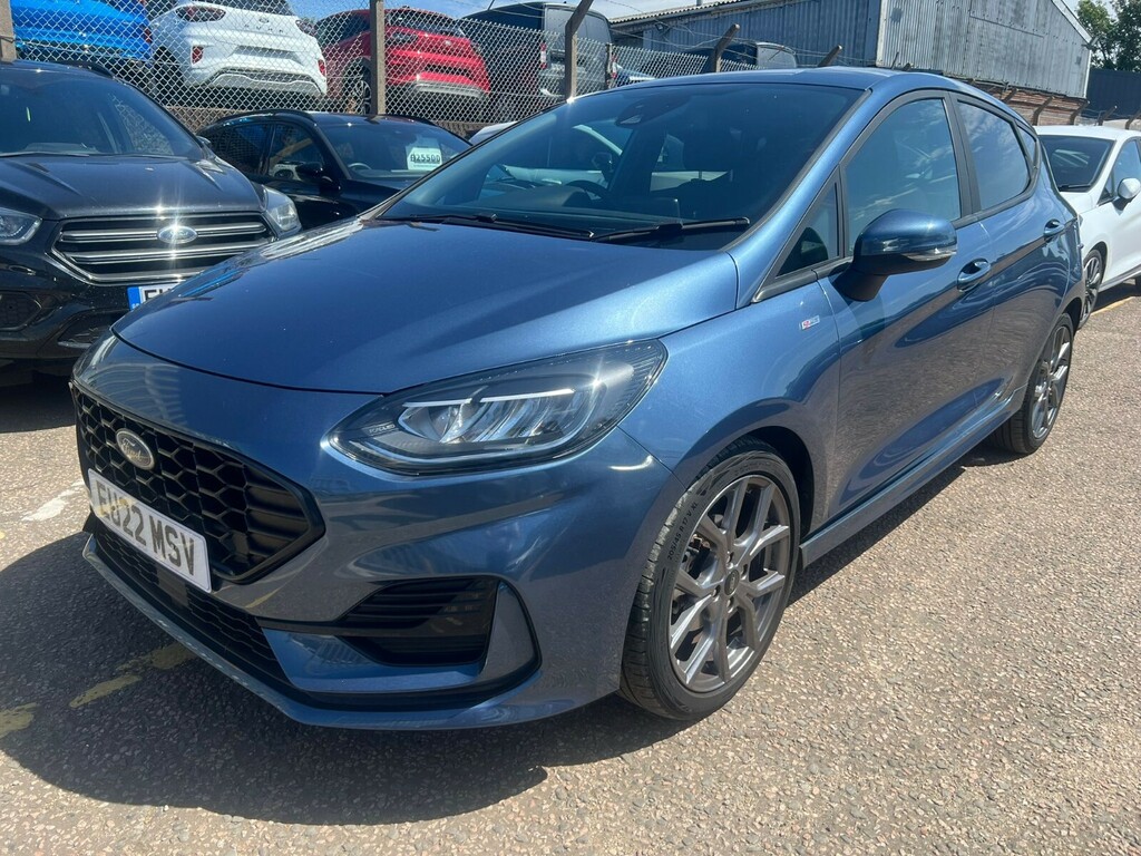 Ford Fiesta Fiesta Hatchback 1.5 Tdci St-line Edition 5 EU22MSV Blue #3
