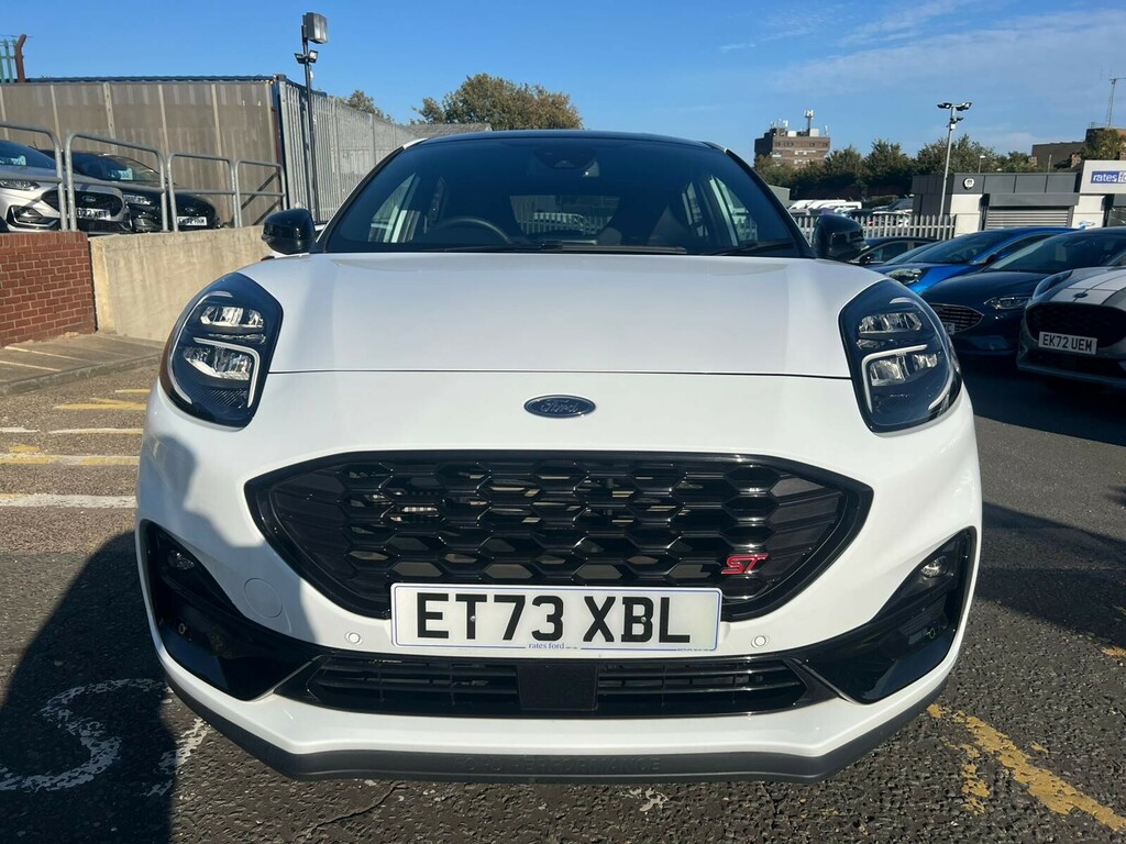 Ford Puma Puma Hatchback 1.0 Ecoboost Hybrid Mhev St Dct ET73XBL White #2
