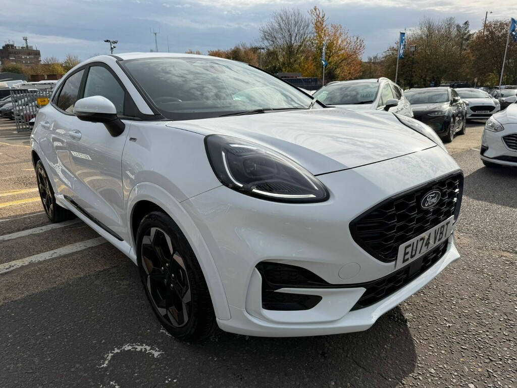 Ford Puma Puma Hatchback 1.0 Ecoboost Hybrid Mhev St-line X White