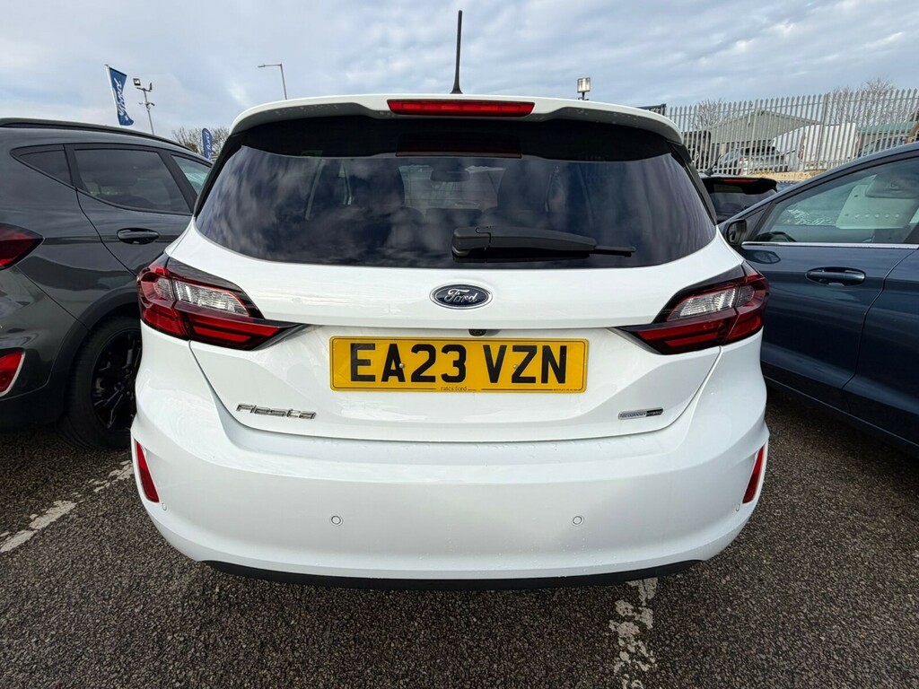 Ford Fiesta Fiesta Hatchback 1.0 Ecoboost Hybrid Mhev 125 Tita EA23VZN White #5