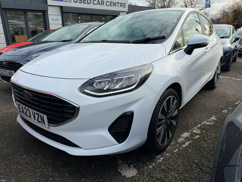 Ford Fiesta Fiesta Hatchback 1.0 Ecoboost Hybrid Mhev 125 Tita EA23VZN White #3