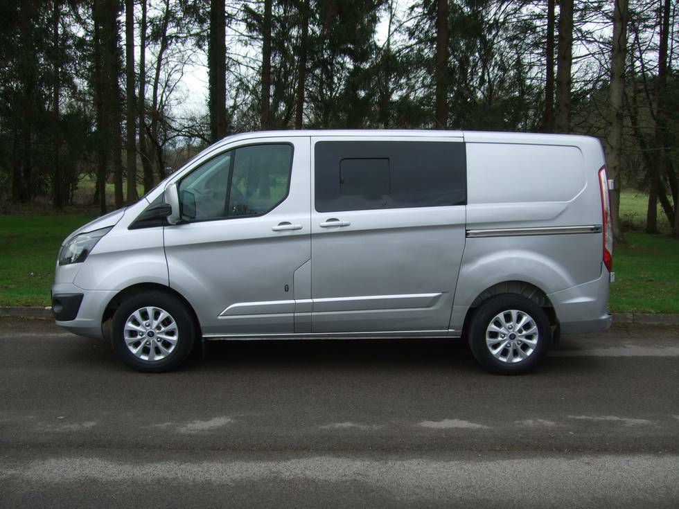 Ford Transit Custom 2.2 Tdci 125Ps Low Roof Van BL13CXG Silver #2