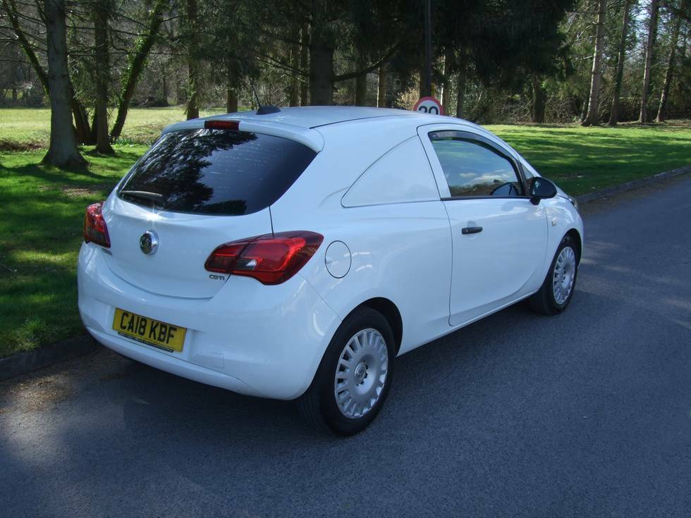 Vauxhall Corsa Van CA18KBF White #3