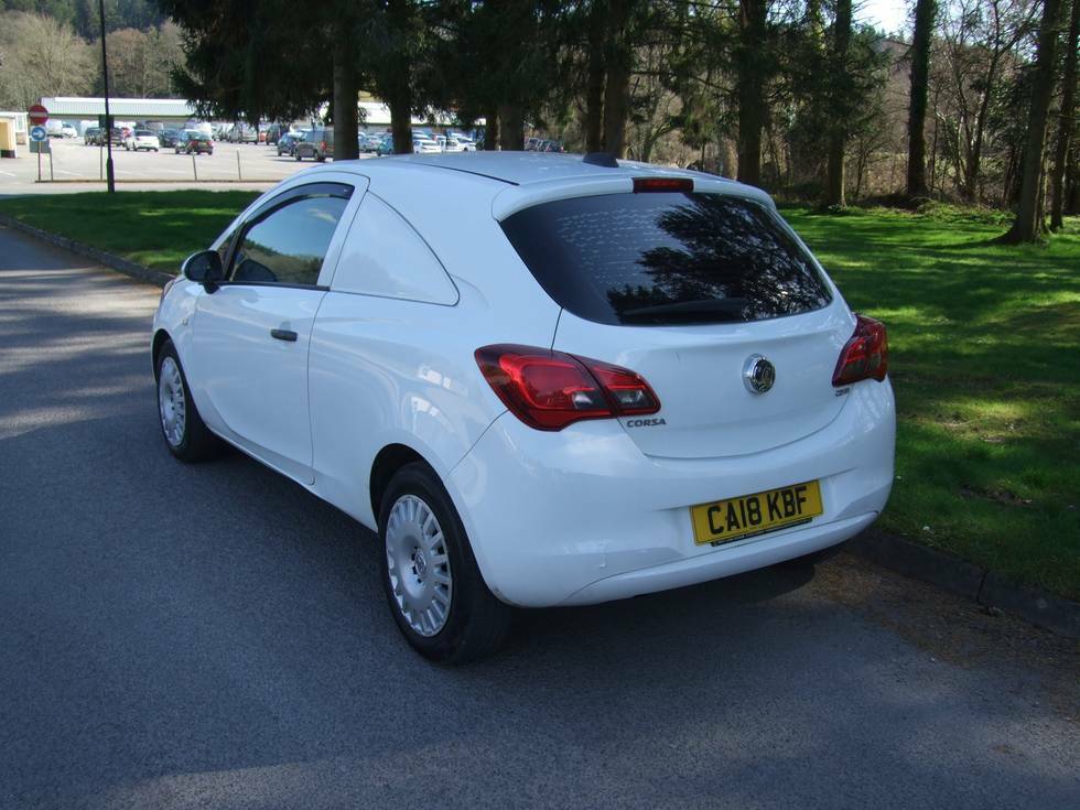 Vauxhall Corsa Van CA18KBF White #6