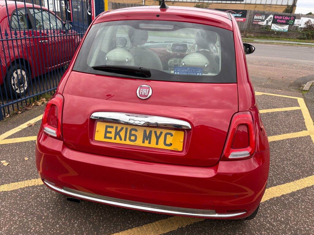 Fiat 500 1.2 Lounge Hatchback Sat Nav - New Cambelt EK16MYC Red #5